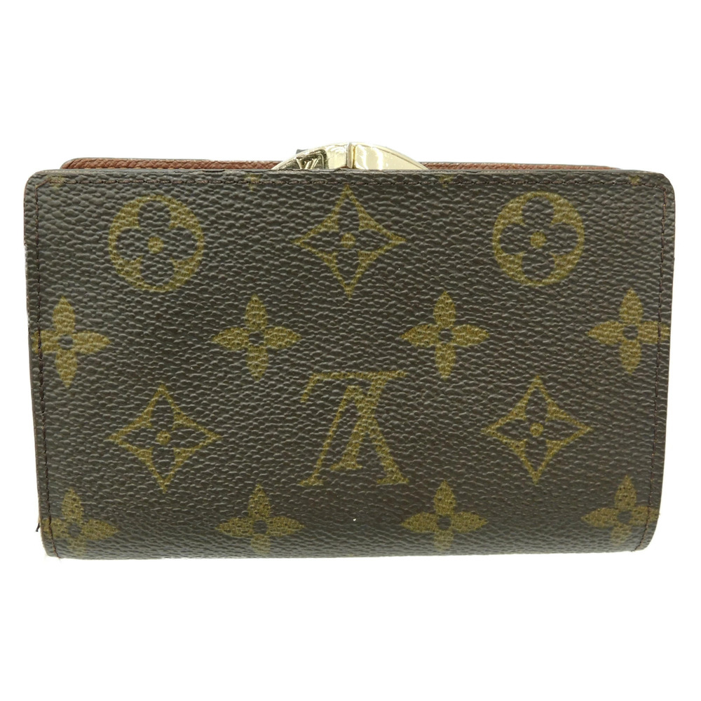 Louis Vuitton Wallet Bi Monogram Portemonnaie Brown fold